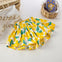 White & Yellow Flower Design Skirt FD6094B
